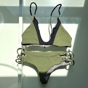 🖤 Acacia Swimwear Bikini Set in Palm Green